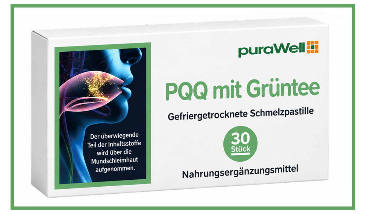 PQQ mit Grüntee zum Einnehmen (30 Stück